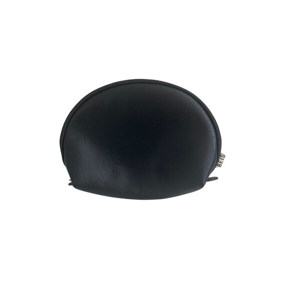 BEIS Black Logo Small Cosmetic Travel Zip Bag - Picture 4 of 7